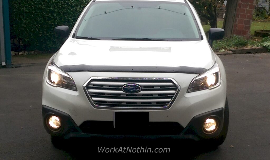 Fog lights installed.