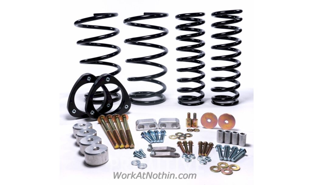 Primitive Racing lift kit parts.